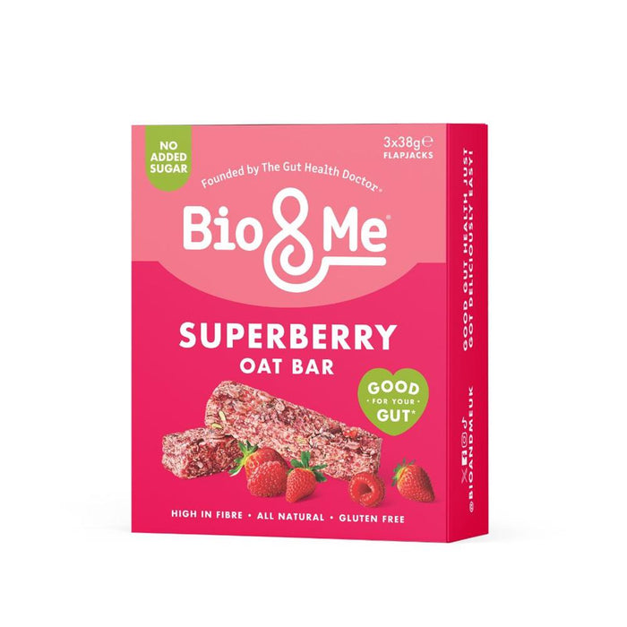 Bio&Me Super Berry Oat Bar Multipack 3 x 38g