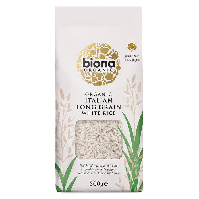 Biona Organic Long Grain Rice White 500g