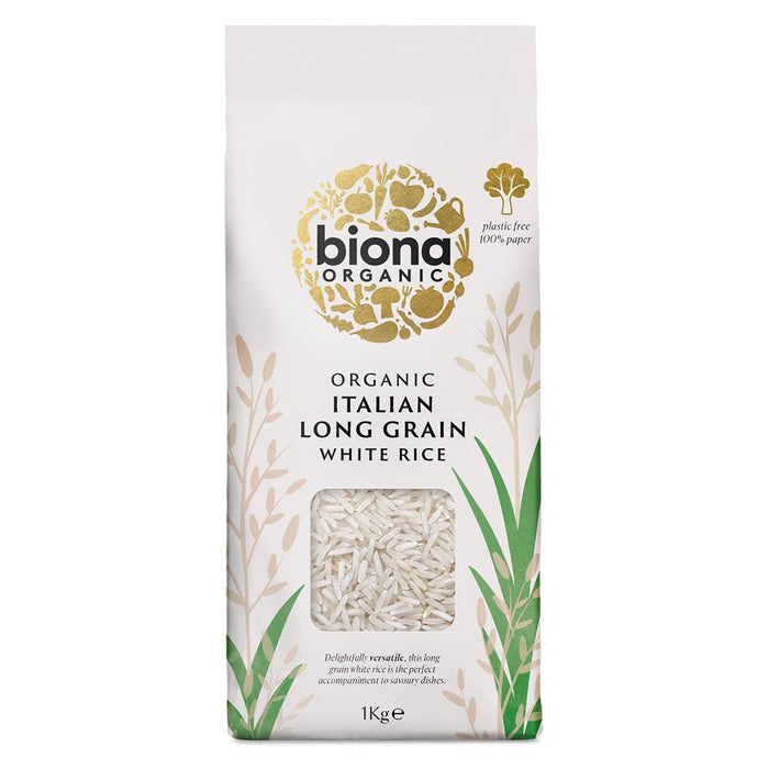 Biona Organic Long Grain Rice White 1KG