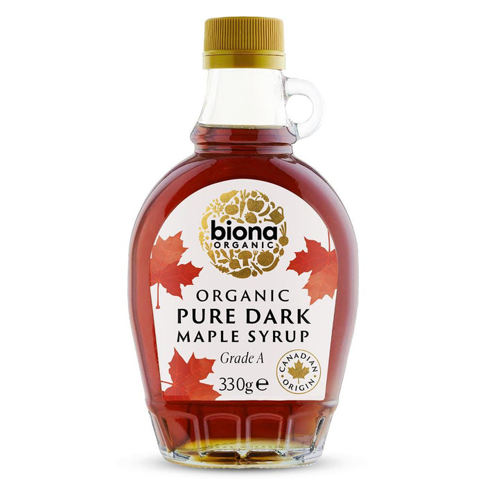 Biona Orgnic Pure Maple Syrup Dark 330g