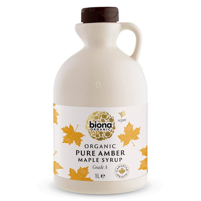 Biona Org Pure Maple Syrup Amber 1L