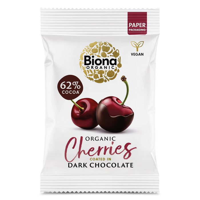 Biona Organic Dark Chocolate Cherries 45g