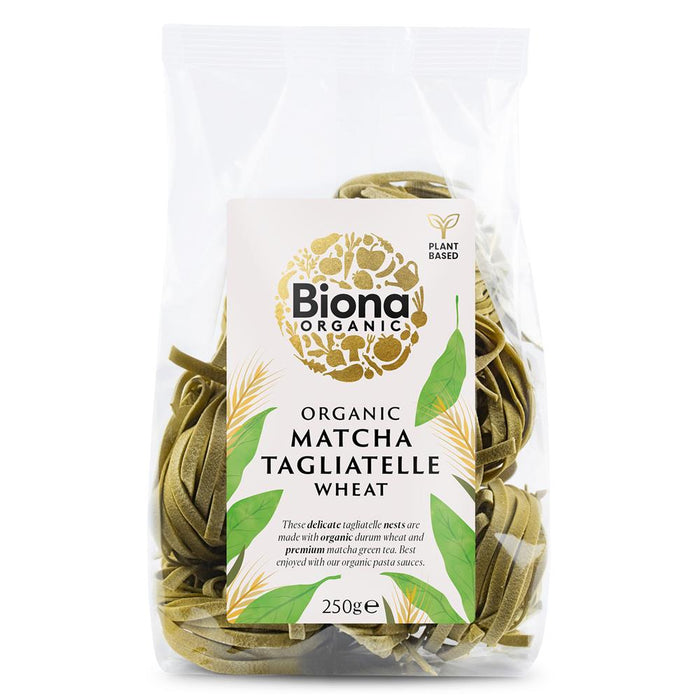 Biona Organic Matcha Tagliatelle Nests 250g