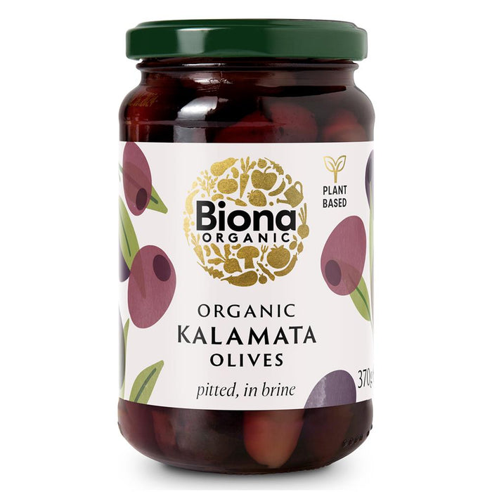 Biona Organic Kalamata Olives Brine 370g