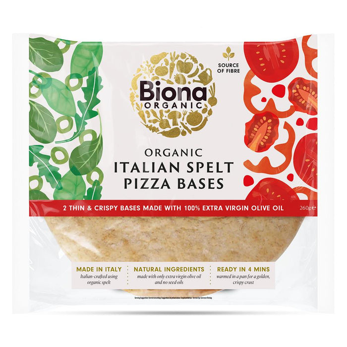 Biona Organic Spelt Thin Pizza Base 260g