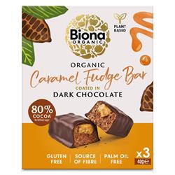 Biona Organic Caramel Fudge Bars 142g