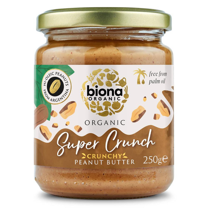 Biona Hi Oleic Crunchy Peanut Butter 250g