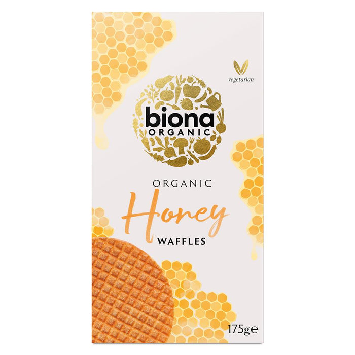 Biona Organic Honey Waffles 175g