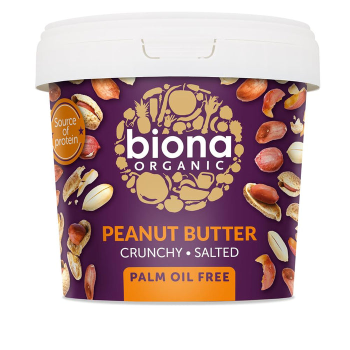 Biona Organic Peanut Butter Crunchy 1KG