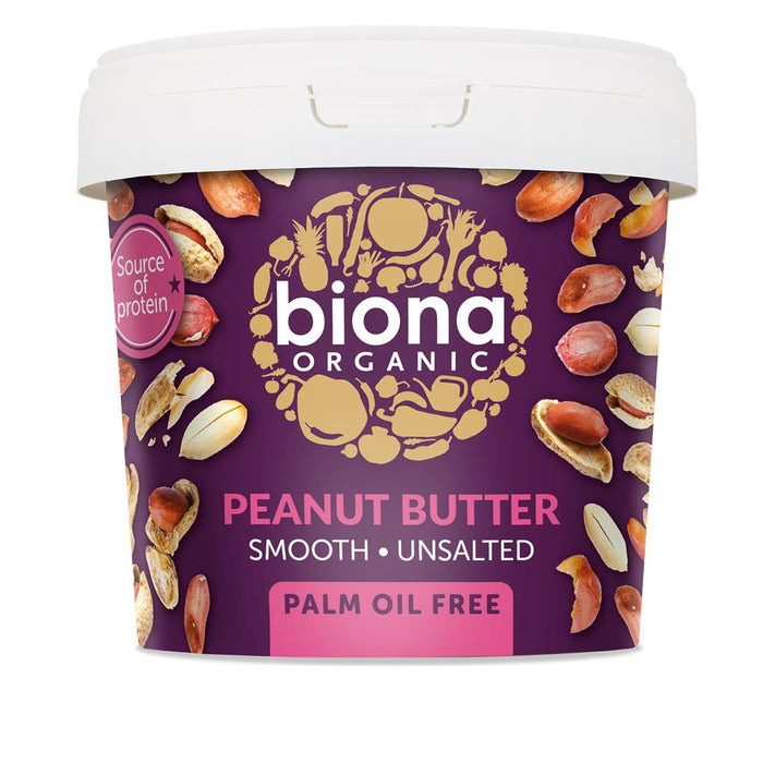 Biona Organic Peanut Butter Smooth 1KG