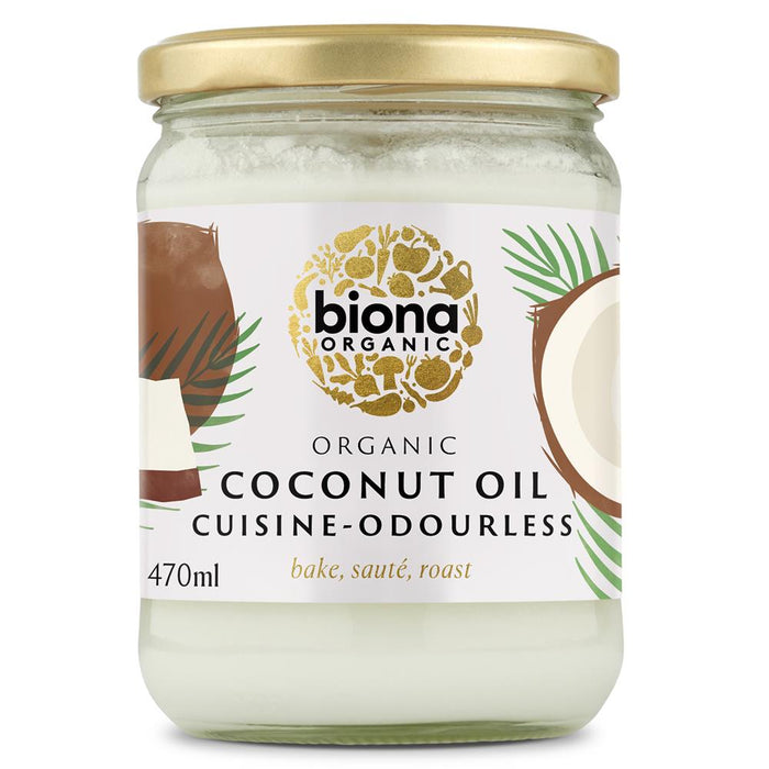 Biona Organic Odourless Coconut Oil 470ml