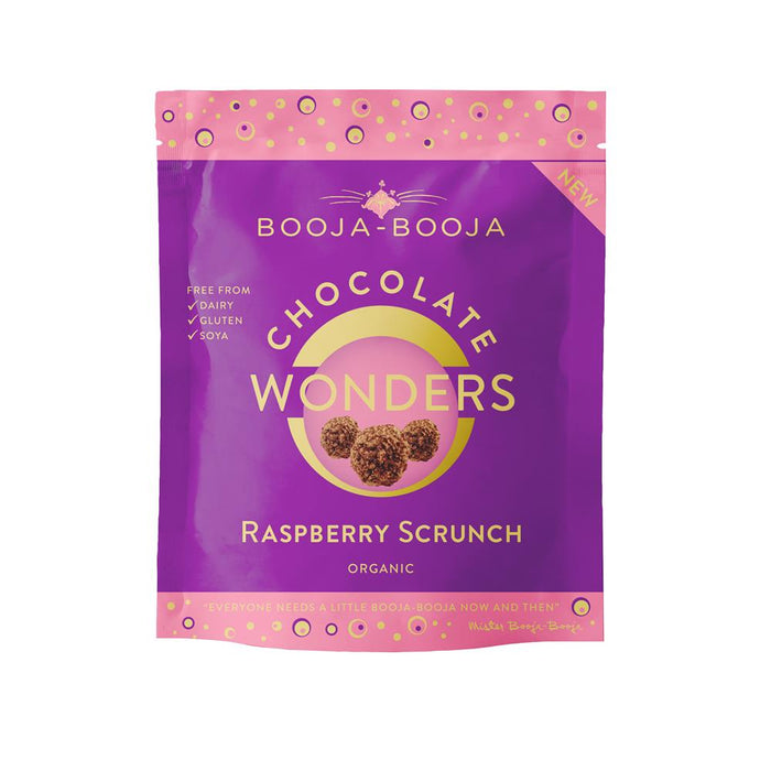 Booja-Booja Raspberry Scrunch Wonders 65g