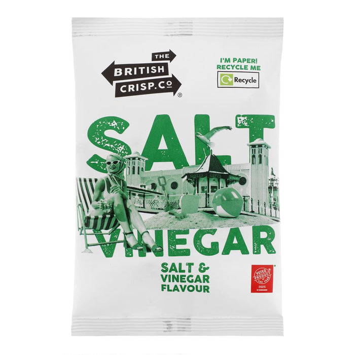 The British Crisp Co Salt & Vinegar Crisps 40g