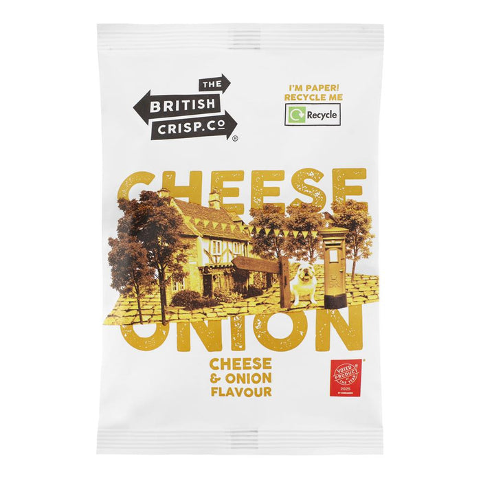 The British Crisp Co Cheese & Onion Crisps 40g
