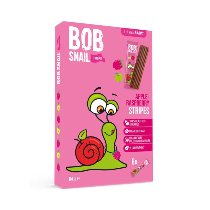 Bob Snail Fruit Stripes Apple-Raspberry 84g