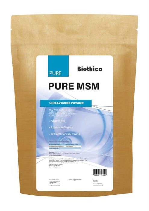 Biethica Birthica Pure MSM Powder 500g