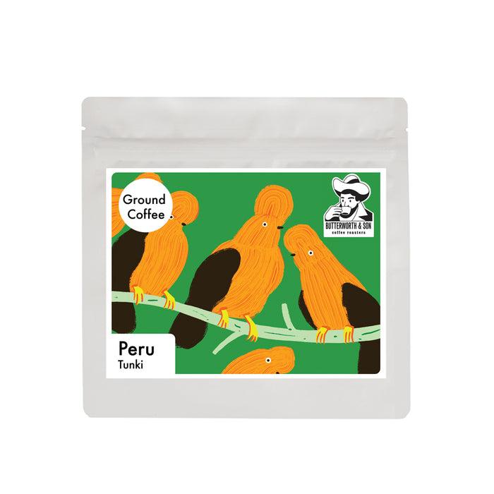 Butterworth and Son Peru Tunki Ground Coffee 250g