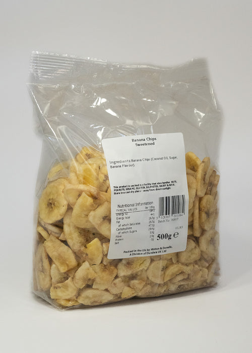 Seaford Wholefoods Banana Chips 500g