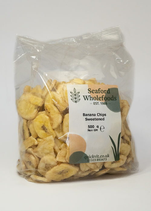 Seaford Wholefoods Banana Chips 500g