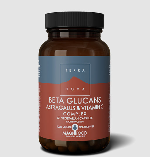 Terranova Beta Glucans, Astragalus & Vitamin C 50 Capsules