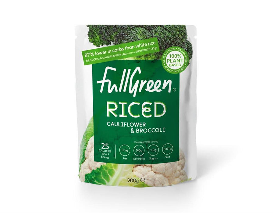 Fullgreen Riced Cauliflower & Broccoli 200g