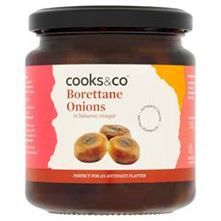 Cooks and Co Borettane Onions in Balsamic 280g