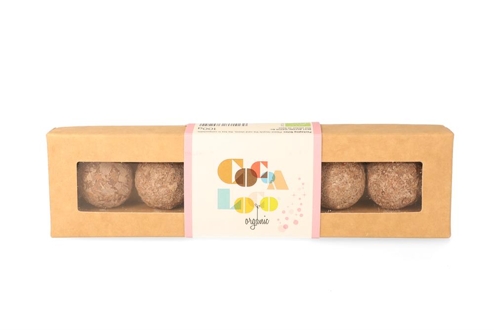 Cocoa Loco Org Champagne Truffles 100g
