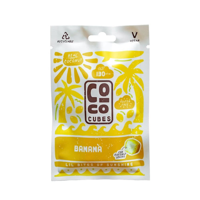 Coco Cubes Banana Coconut Snack 30g