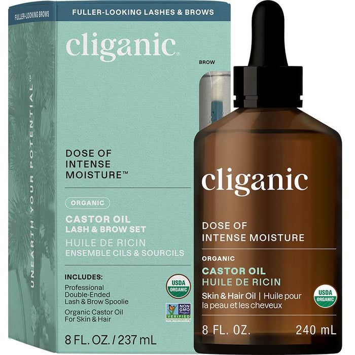 Cliganic Castor Oil 8oz