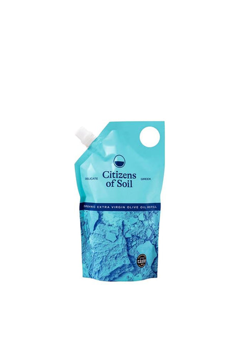 Citizens of Soil Greek Organic Extra Virgin Olive Oil 500ml Refill