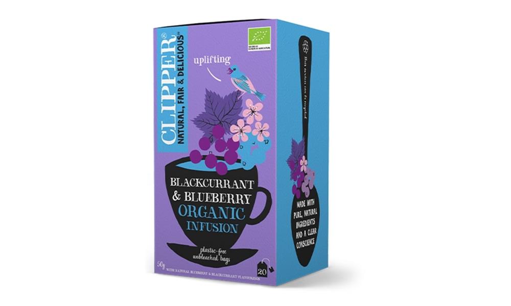 Clipper Blackcurrant and Blueberry Tea 20 Sachets