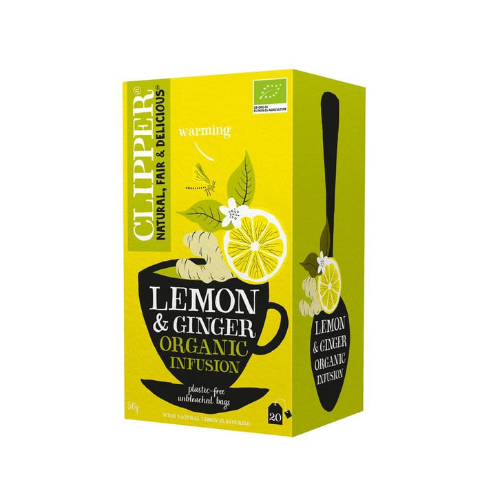 Clipper Lemon & Ginger Tea 20 Bags