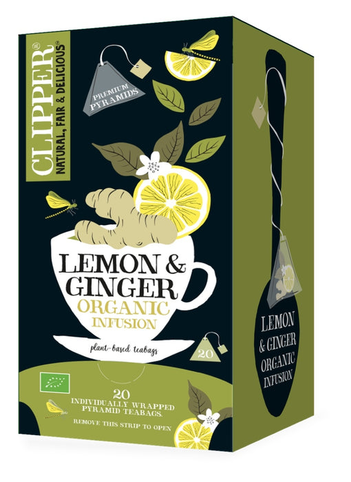 Clipper Organic FT Lemon & Ginger 20 Bags