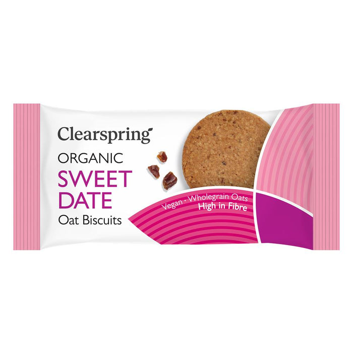 Clearspring Organic Oat Biscuits Date 40g