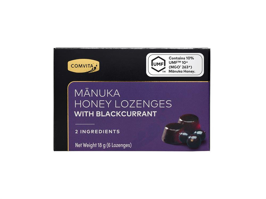 Comvita Manuka Blackcurrant Lozenges 18g