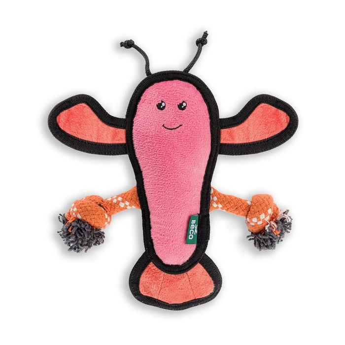 Beco Plush Lobster Dog Toy Med
