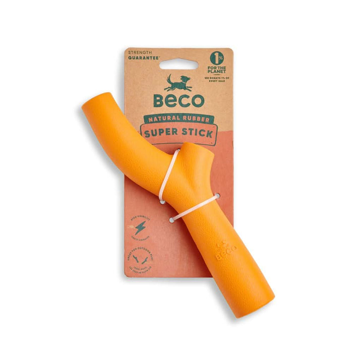Beco Super Stick Dog Toy Orang