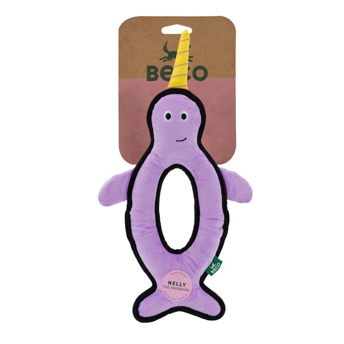 Beco Plus Narwhal Dog Toy Large
