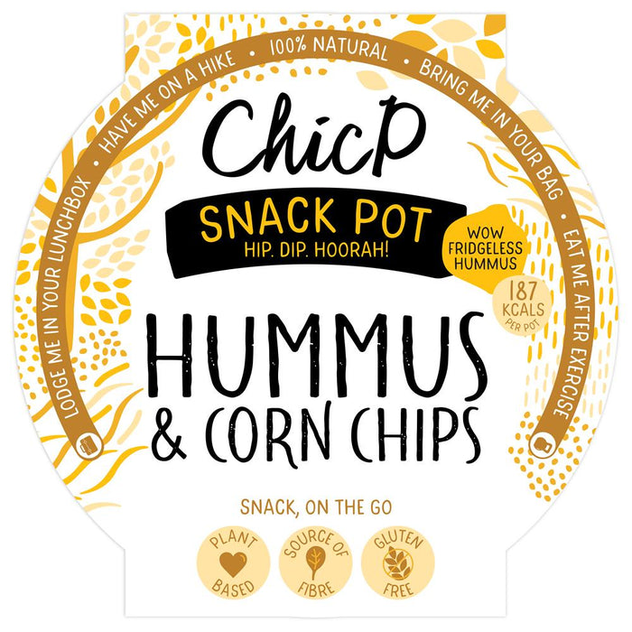 ChicP Ambient Hummus & Corn Chip Snack Pack 50g