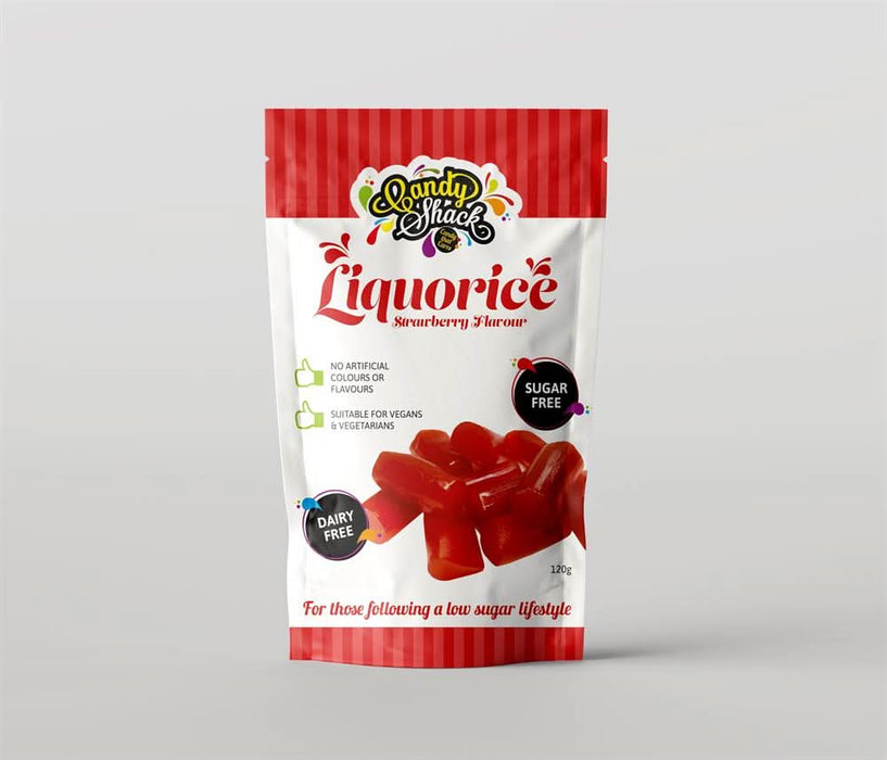 Candy Shack Strawberry Liquorice 120g