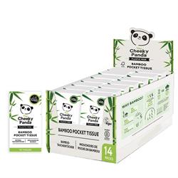 Cheeky Panda Plastic Free Pocket Tissues x 14