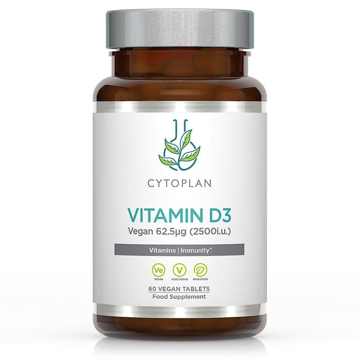 Cytoplan Wholefood Vitamin D3 Vegan 62.5ug 60 tablets