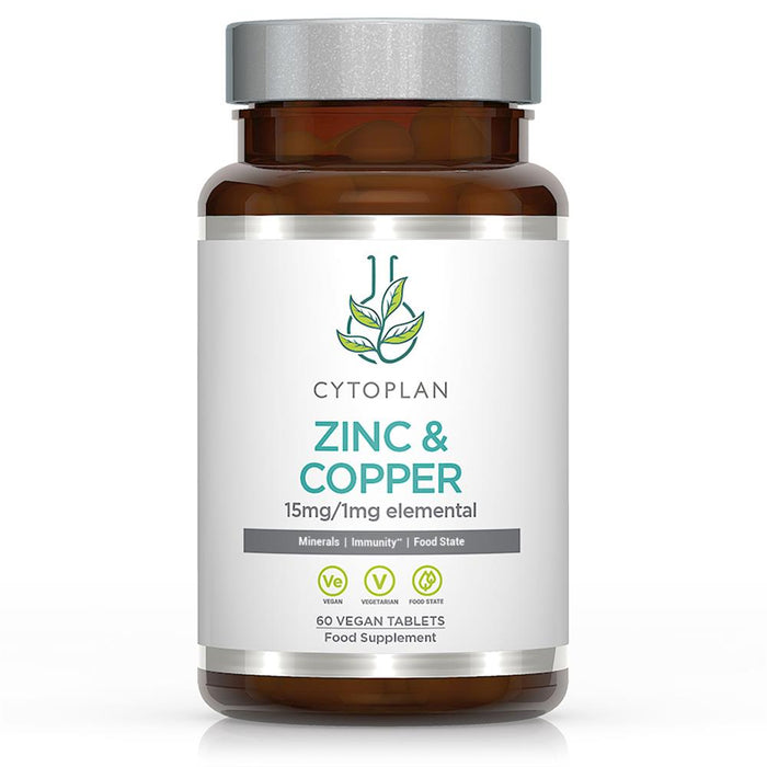 Cytoplan Zinc & Copper 60 Tablets