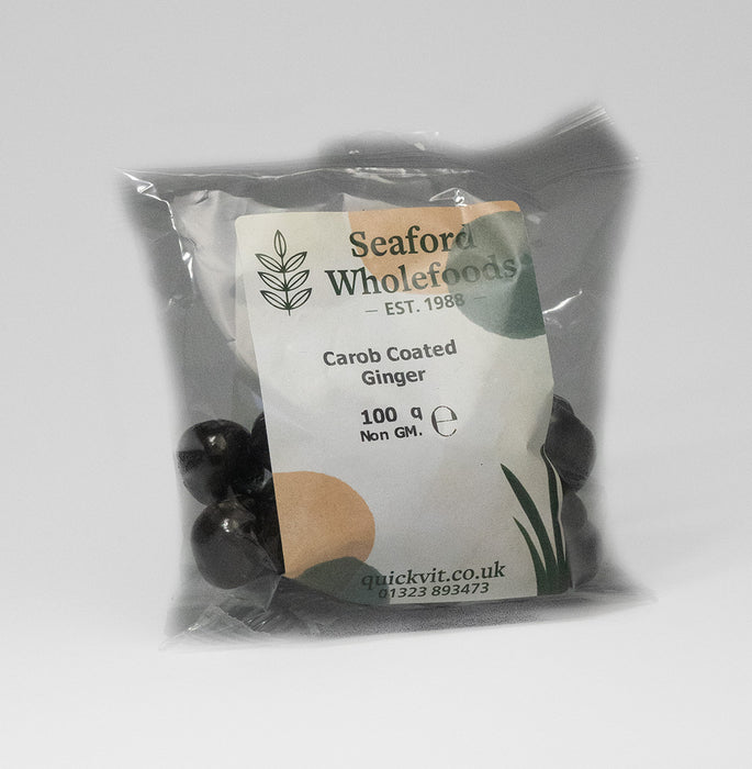 Seaford Wholefoods Carob Ginger 100g