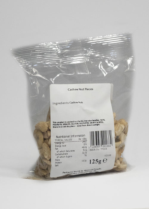 Seaford Wholefoods Cashew Pieces 125g