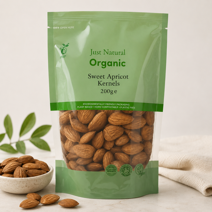 Just Natural Organic Sweet Apricot Kernels 200g