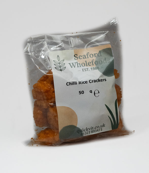 Seaford Wholefoods Chilli Rice Crackers 50g