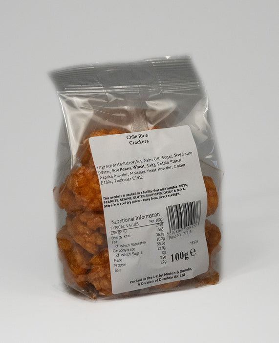 Seaford Wholefoods Chilli Rice Crackers 100g