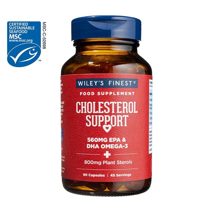 Wiley's Finest UK Cholesterol Support 90 Capsules