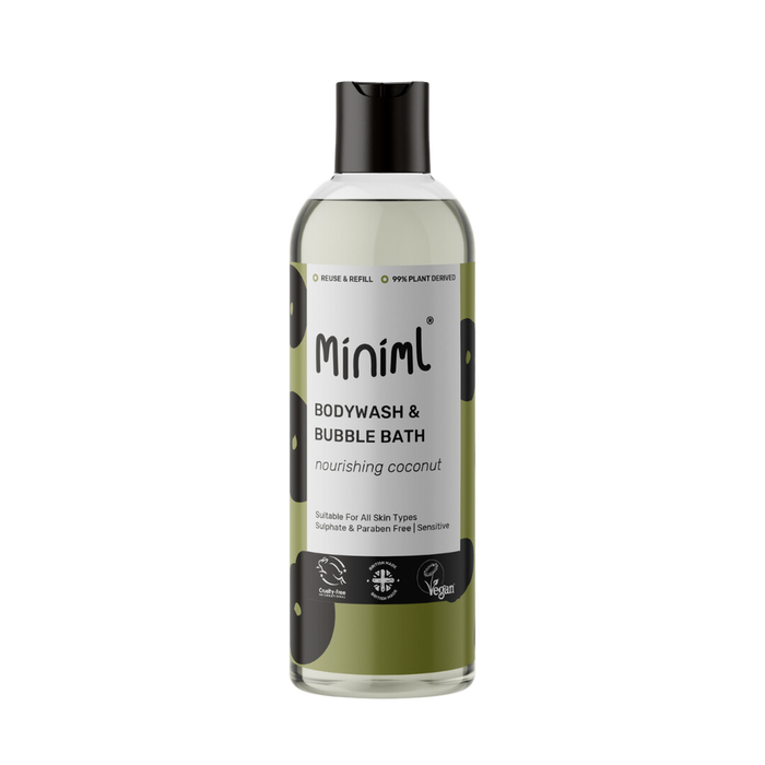 Miniml Bodywash & Bubble Bath Coconut 500ml